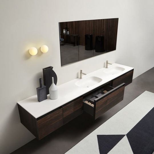 Модульный комплект мебели Antonio Lupi ATELIER с раковиной схема 2