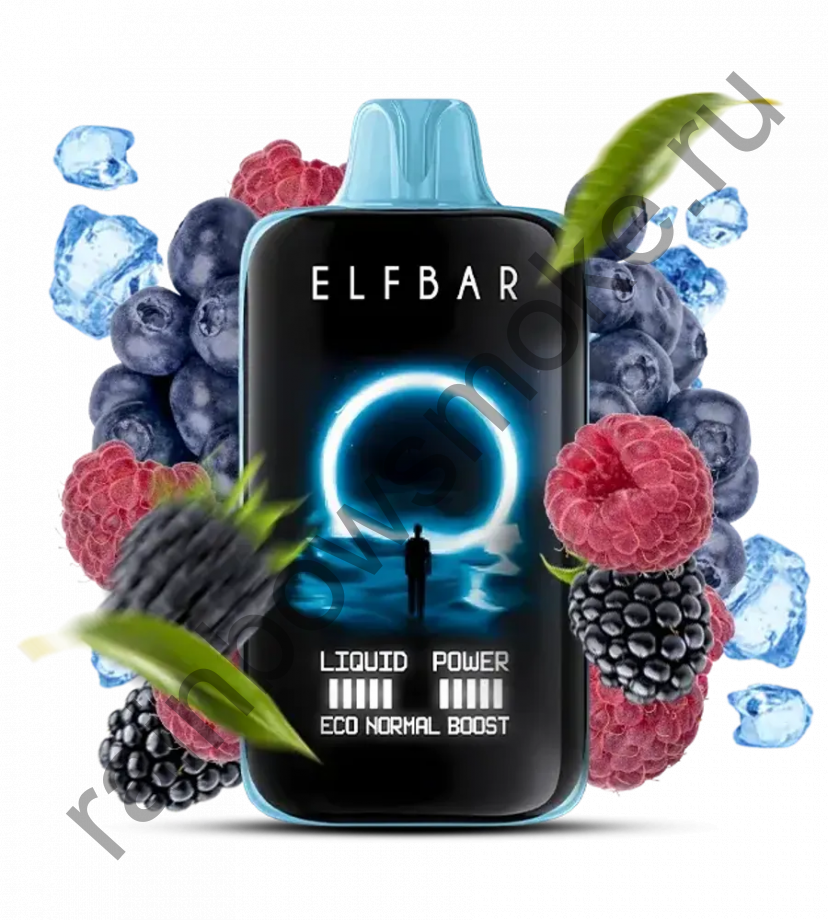 ELF BAR Moon Light 40000 - Blue Razz Ice (Голубая Малина Лед)