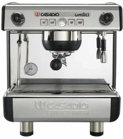 Кофемашина CASADIO UNDICI А1 (автомат., 1 высокая группа, черная) рожковая