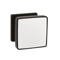 Дверная ручка-кноб Punto Gipnoz матовый черный/белый