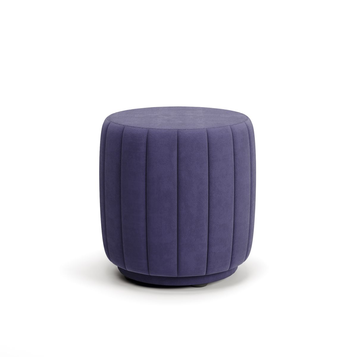 Пуф круглый со стежкой