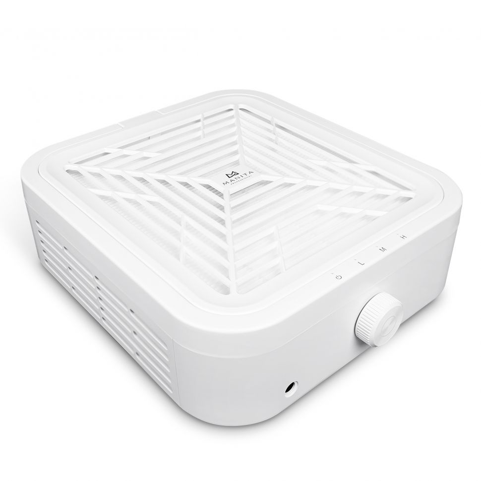 MANITA PROFESSIONAL Пылесос для маникюра'120W Турбинный, бесщёточный, БЕЛЫЙ (арт.MP501)