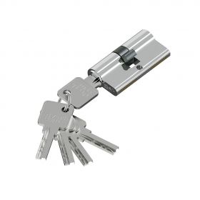 Дверной Цилиндр Bravo KAB-6.3S 56(28/28) Chrome / Браво.