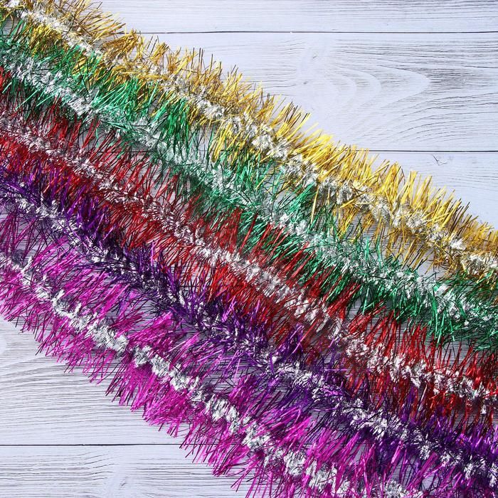 Мишура новогодняя «Зимнее волшебство. Фонарик ёжик», d=7 см, 200 см, МИКС (10 штук)