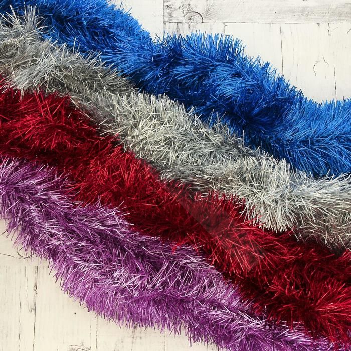 Мишура новогодняя «Зимнее волшебство. Бумеранг», d=9 см, 200 см, МИКС (10 штук)