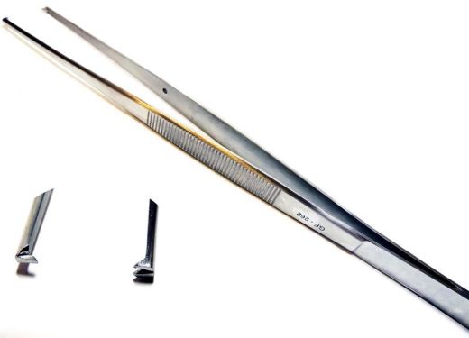 Пинцет хирургический 200 мм ​GF-262  деликатный