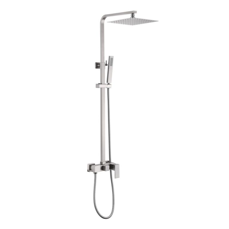 Душевая стойка ABBER Daheim AF8220SPL без излива, сатин