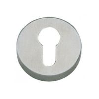 Накладка Frascio CYL/K52 под замок с цилиндром матовая сталь