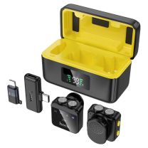 Беспроводные микрофоны с зарядным чехлом Hoco L17