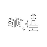 Накладка-фиксатор Frascio 895/51Q схема