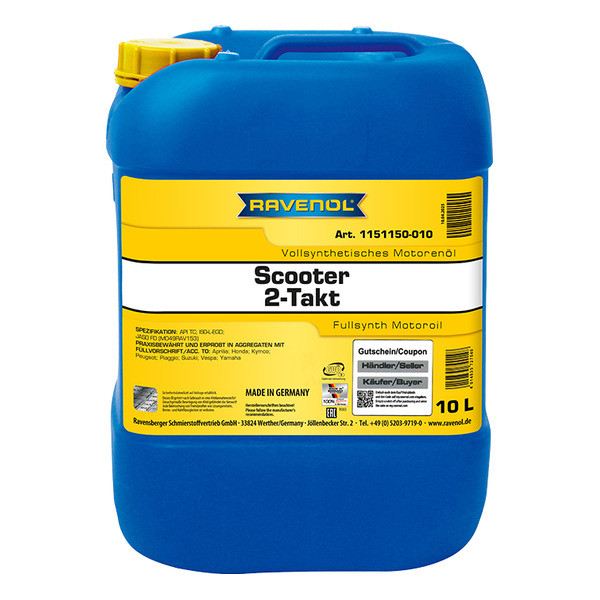 Ravenol Scooter 2-Takt Fullsynth, 10л