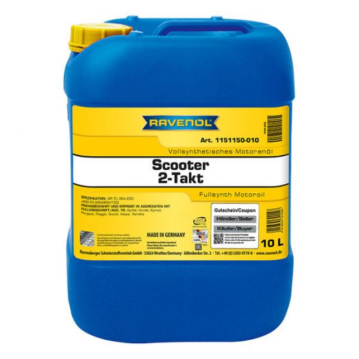 Ravenol Scooter 2-Takt Fullsynth, 10л