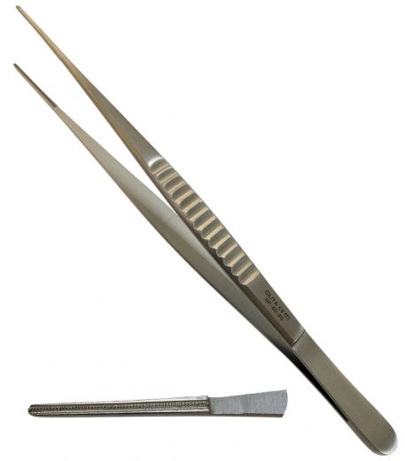 Пинцет атравматический 200 мм GF-50-20 тонкий