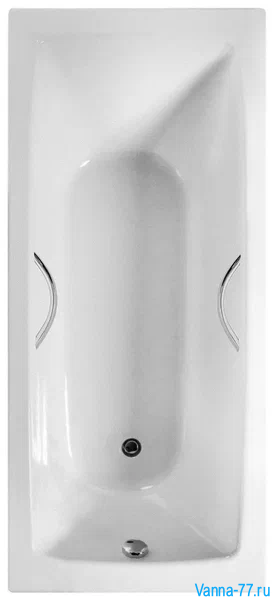 Ванна чугунная Универсал Бриз 170х75 с отверстиями под ручки