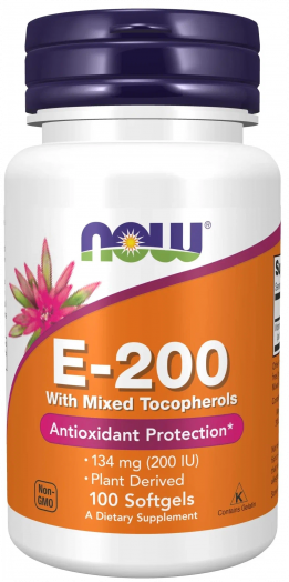 E-200 with Mixed Tocopherols / Витамин Е смешанные токоферолы