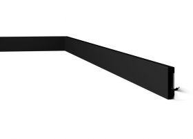 IL12 Black Плинтус Напольный NMC В58хШ13хД2000 мм