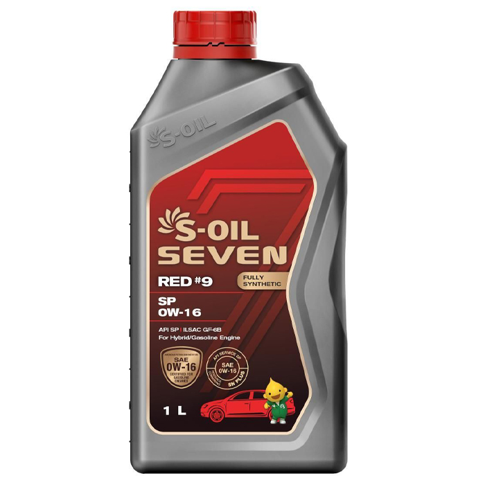 S-OIL 7 RED #9 SP 0W-16, 1л