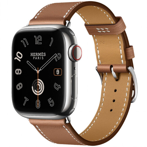 Apple Watch Series 11 Hermes 42mm ремешок Simple Tour Gold