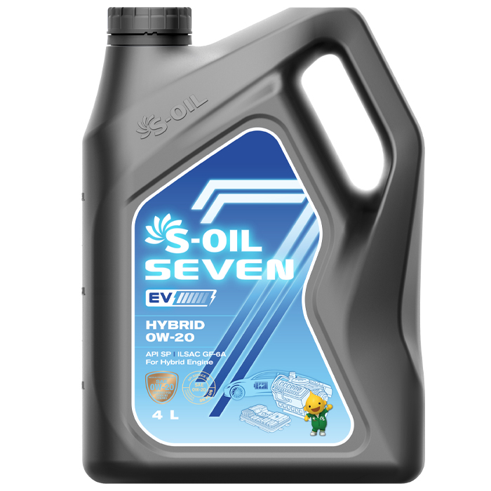 S-OIL 7 EV HYBRID 0W-20, 4л