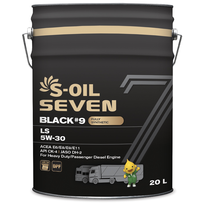 S-OIL 7 BLACK #9 LS 5W-30, 20л