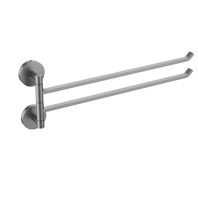 AQ4613BGM БЕТТА полотенцедержатель двойной, оружейная сталь