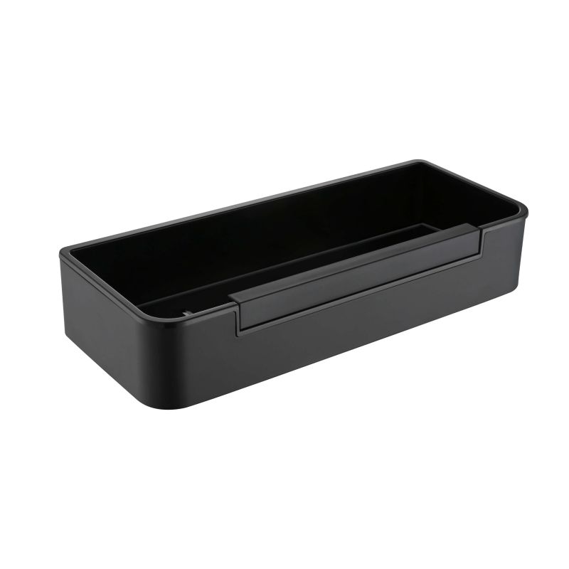 AQ4966MB полка для душа со стеклоочистителем, матовый черный