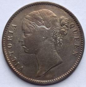 Королева Виктория  1 рупия Индия - Британская 1840