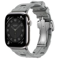 Apple Watch Series 11 Hermes 46mm Kilim Single Tour Gris