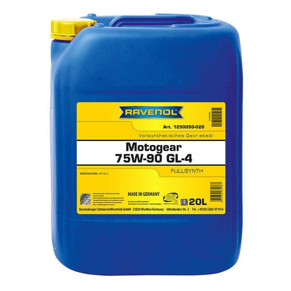 Ravenol Motogear 75W-90 GL-4, 20л