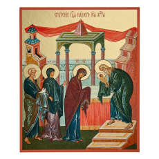 Сретение Господне  (рукописная икона вариант 3)