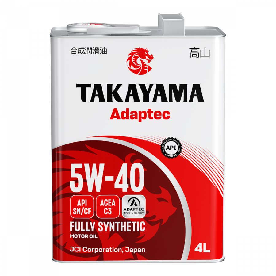 Takayama Adaptec 5W-40 АCEA C3 API SN/CF, 4л