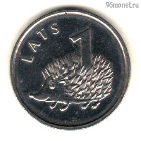 Латвия 1 лат 2012