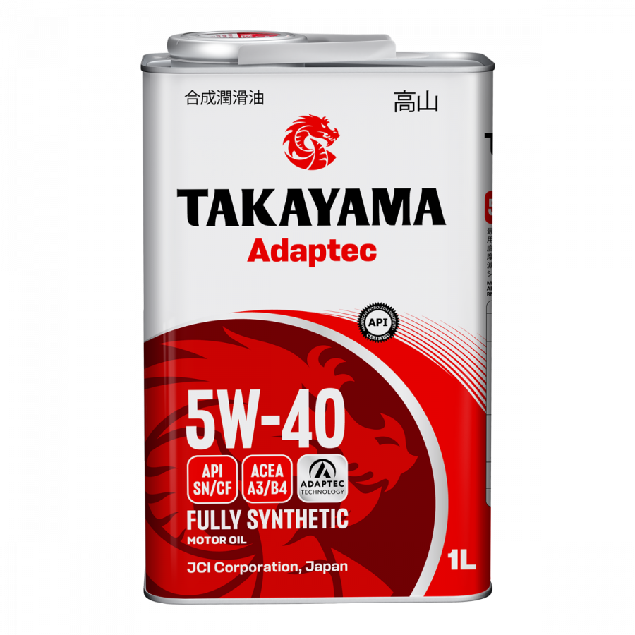 Takayama Padaptec 5W-40 A3/B4 SN/CF, 1л