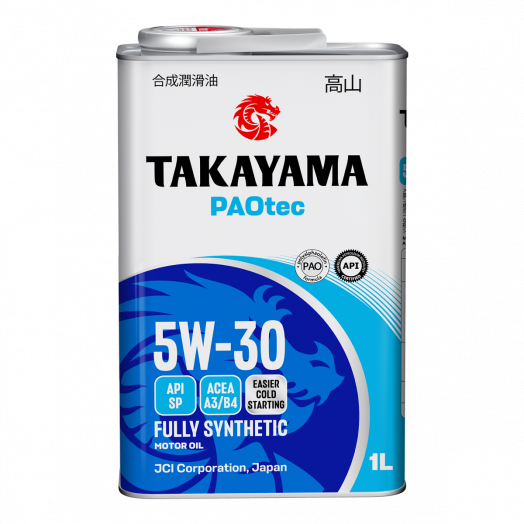 Takayama Paotec 5W-30 ACEA A3/B4 API SP, 1л