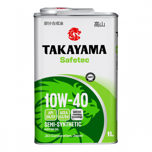 Takayama Safetec 10W-40 ACEA A3/B4 API SN/CF, 1л