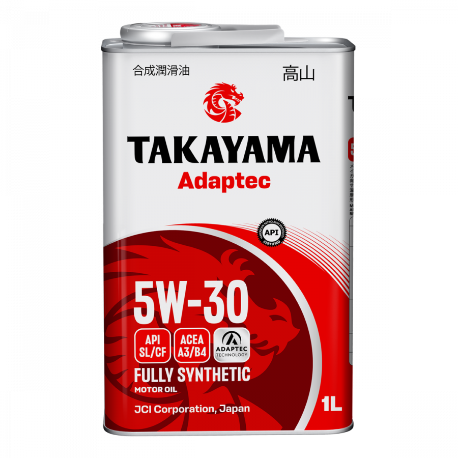 Takayama Adaptec 5W-30 ACEA  A3/B4 API SL/CF, 1л