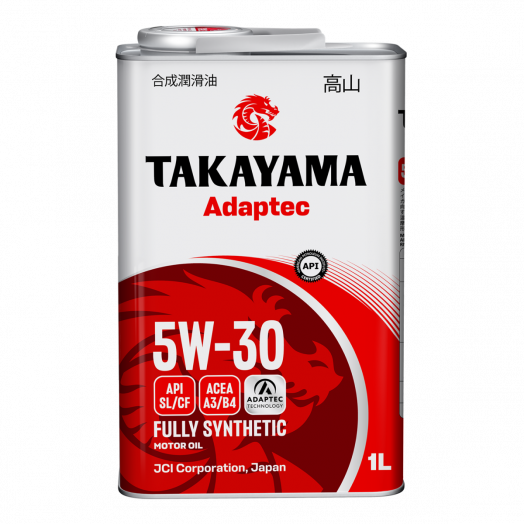 Takayama Adaptec 5W-30 ACEA  A3/B4 API SL/CF, 1л