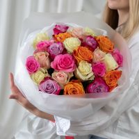 25 роз Эквадорских микс