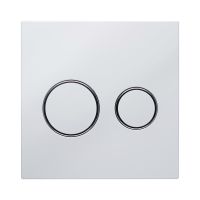 Клавиша смыва KKPOL Uni 350/PPB/002-00-00 белая, с хромированными элементами схема 2 Клавиша смыва KKPOL Uni 350/PPB/002-00-00 белая, с хромированными элементами схема 2