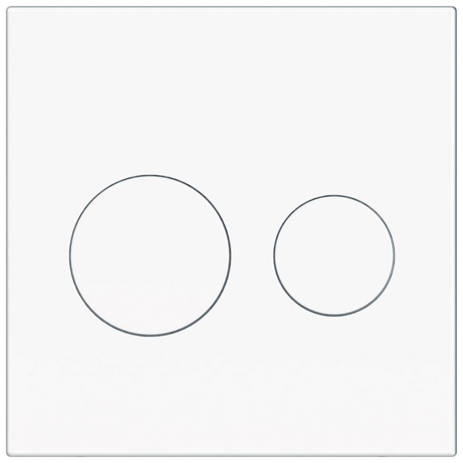 Изображение Клавиша смыва KKPOL Uni 350/PPB/006-00-00 белая матовая