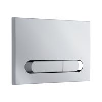 Смывная клавиша KKPOL M09 350/PPB/062-00-03 белая, с хромированными элементами схема 1