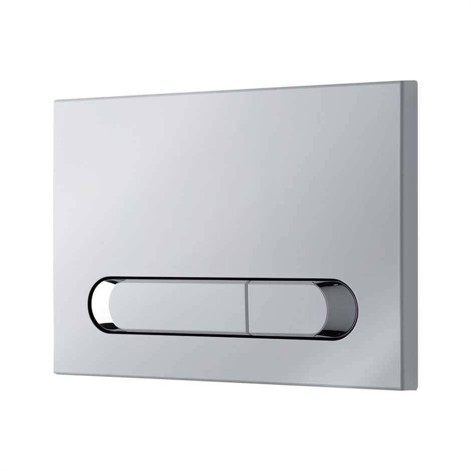 Смывная клавиша KKPOL M09 350/PPB/062-00-03 белая, с хромированными элементами ФОТО