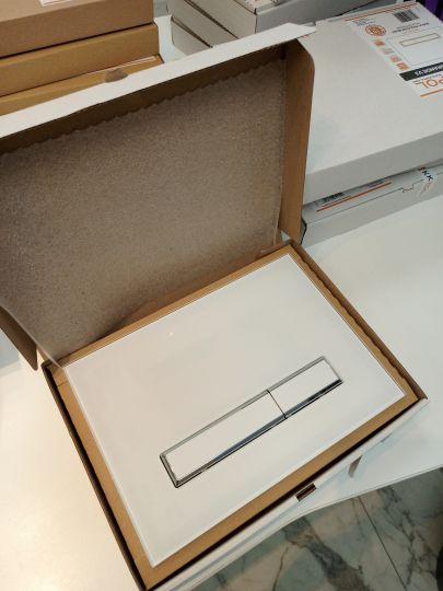 Клавиша для инсталляции KKPOL Vitrum Grande 350/PPB/097-00-00 белый матовый схема 2