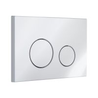 Клавиша для смыва KKPOL M11 350/PPB/110-00-00 белый матовый/хром схема 1 Клавиша для смыва KKPOL M11 350/PPB/110-00-00 белый матовый/хром схема 1