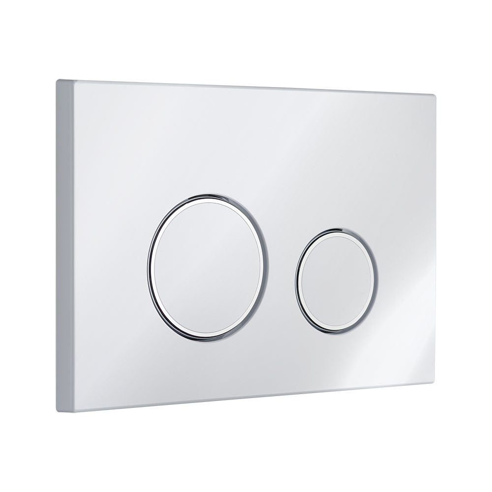 Клавиша для смыва KKPOL M11 350/PPB/110-00-00 белый матовый/хром цена от 4 180 ₽ Фото Клавиша для смыва KKPOL M11 350/PPB/110-00-00 белый матовый/хром