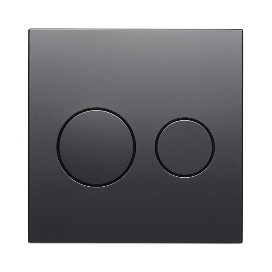 Клавиша смыва KKPOL Uni 350/PPC/072-00-00 черная матовая ФОТО