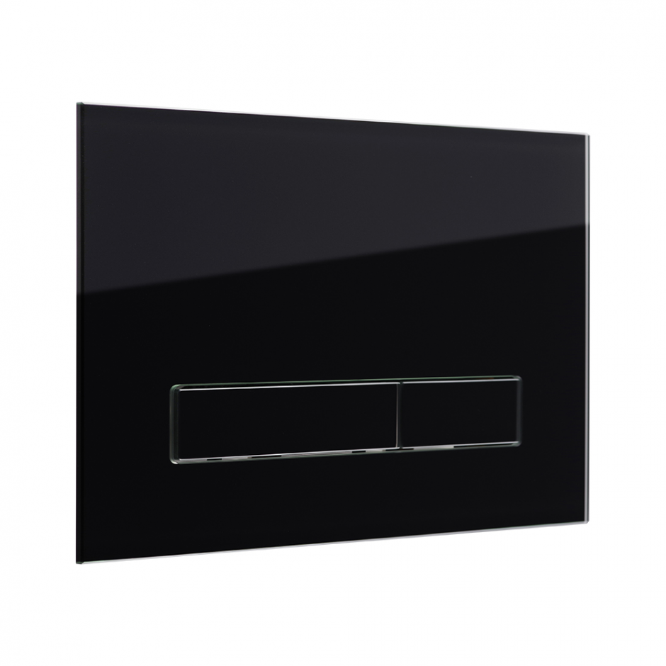 Смывная клавиша KKPOL Vitrum Grande Omnes 350/PPC/111-00-00 цвет черный