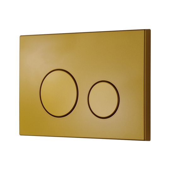 Клавиша для смыва KKPOL M11 350/PPZ/037-00-00 темное золото глянцевое схема 2