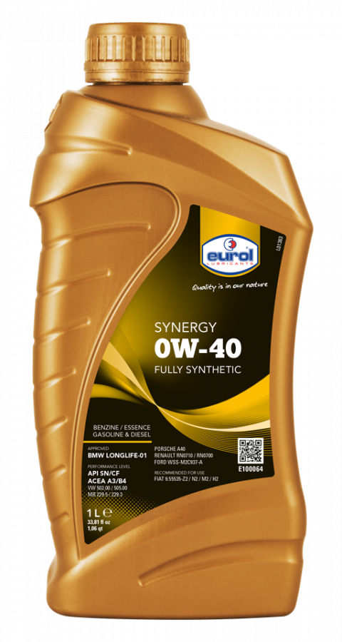 Eurol Synergy 0W-40, 1л