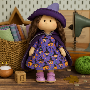 Набор Ведьмочка Осенняя в фиолетовом